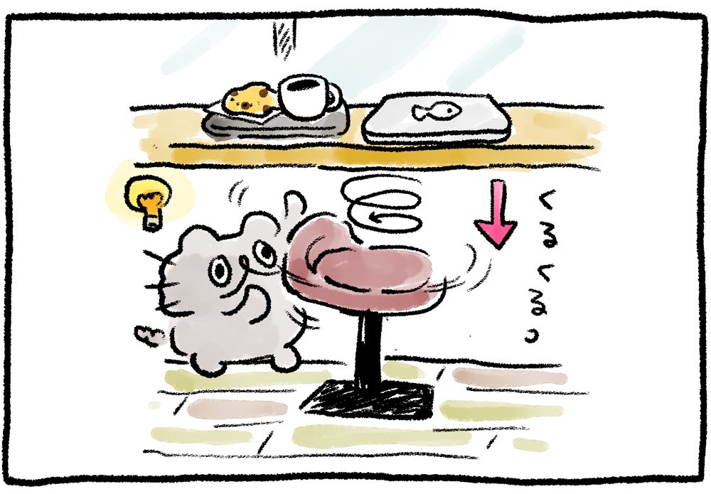 ☕️
#ねこのぶーちゃん4コマ 