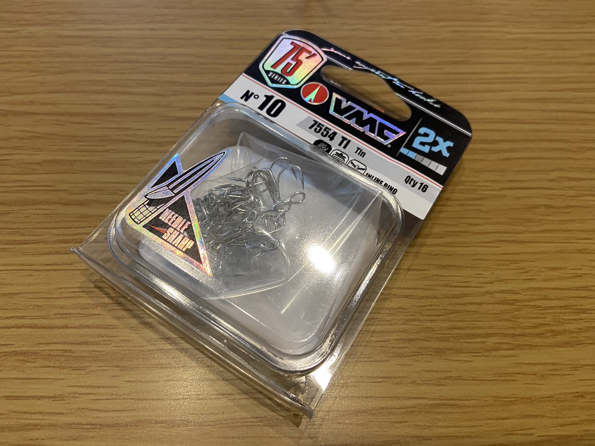 tsuriterako's tweet image. VMC、初めて買ってみました。釣らなきゃ良いか悪いかも分からないから頑張って釣る🤨

#vmchooks
#港湾シーバス 
#湾奥シーバス 
#シーバス釣り
#マイクロベイトパターン 
#ハクパターン 
#焼津港