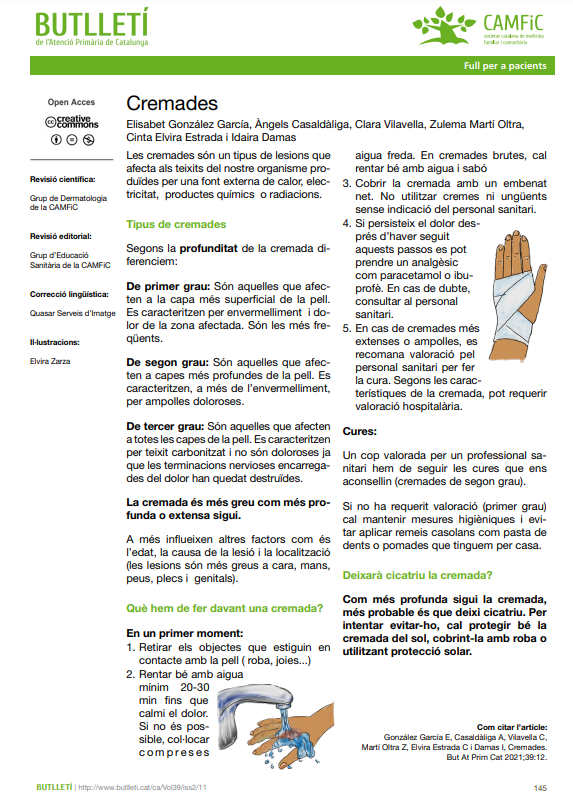 CAMFiC's tweet photo. 📢#butlletíAP Volum 39  Núm. 2 

🔥Cremades

📲https://t.co/QKtbXqocF9 https://t.co/D0TG303bHD