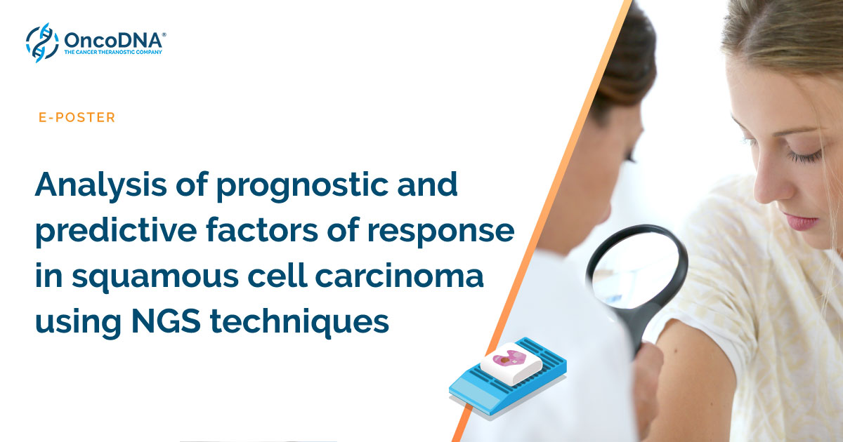 OncoDNA's tweet image. Study shows the prognosis and predictive impact of comprehensive #NGS biomarker testing #OncoDEEP in squamous cell carcinoma. oncodna.com/en/company/act… @myESMO @HospitalULaPaz 

#moleculardiagnostics #biomarkertesting #precisionmedicine