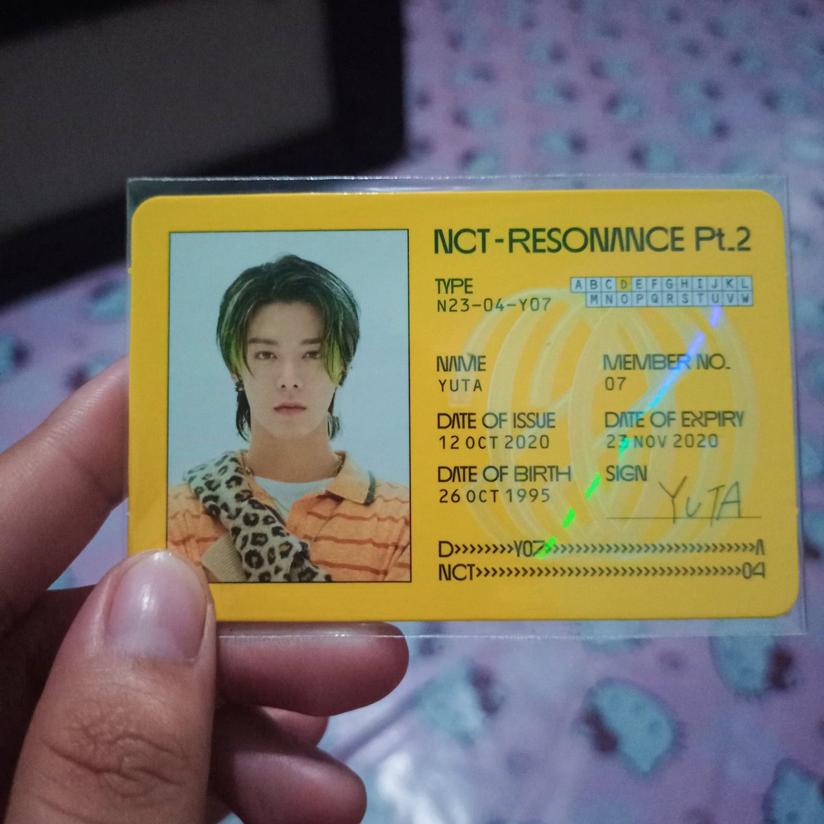 akosigaSTARdor's tweet photo. #BUDOLYarn #BARTERTayoBhie

wts | lfb | wtt

Yuta ID Card for 300

can also be traded to Renjun and Mark's equivalent

dm or reply if interested https://t.co/GUHZul0MVi