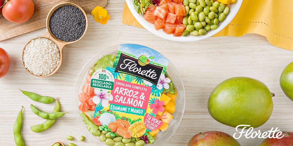 Florette on X: Hawaii, Bombay, son dos paraísos🎶 ¡y nosotros queremos  acercaros al primero de ellos! 🏝¿Cómo? ¡Disfrutando de su plato más  tradicional, el Poké Bowl! 🥰Con esta Ensalada Completa de arroz