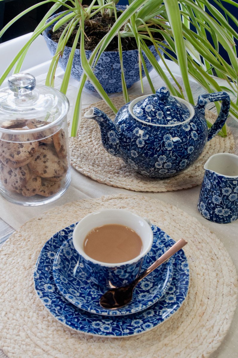 Burleigh's Blue Calico, serving the best cups of tea since 1968 Happy #InternationalTeaDay