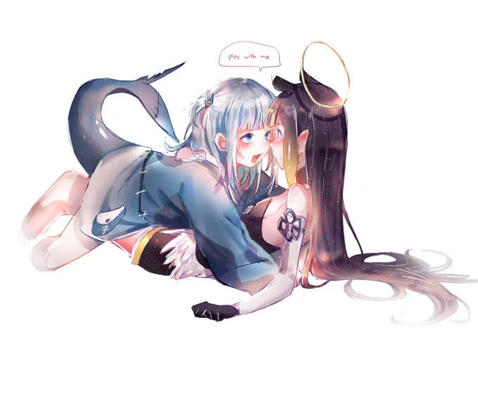 愛愛 @haskyyyyy1  老師的線稿
#inART #gawrt 