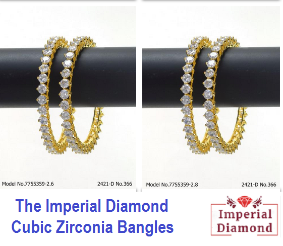 ImperialDiamon2's tweet image. We are wholesaler of CZ Bangles &amp;amp; Bracelet. These bangles with gold plating and CZ stones has a balanced design that is dedicated designed for you.   
Shop now - theimperialdiamond.com/category/cz-ba…
#czbangles #bangles #czjewellery #cubiczirconia #goldplatedjewelry