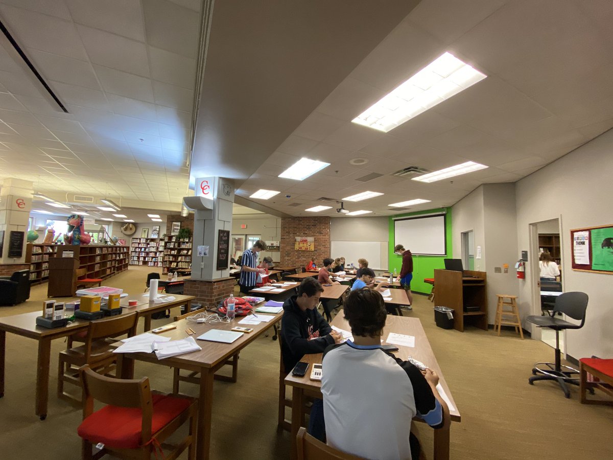 cougarcalculus's tweet photo. I keep telling y’all how lucky I am to teach this crew! They gave up their 1st official day off to come take one last practice exam for their AP test on Monday‼️Love my kids♥️ @DavissonDustin https://t.co/OFgwtd5tjJ