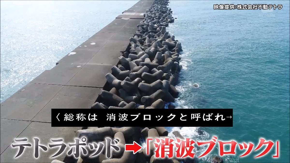 テトラポッドだけじゃない 国内本格導入60周年記念 消波ブロックビンゴ 実は100種類以上ある消波ブロックを大調査 タモリ俱楽部 Togetter