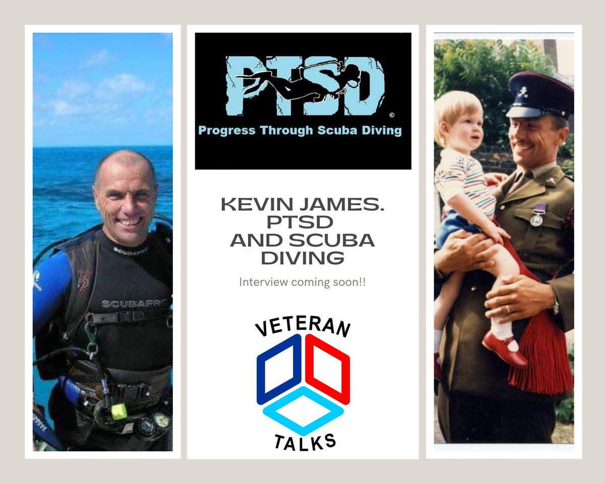 A interview with Kevin James from <a href="/kjamespi/">PTSD Scuba Diving</a> Progress Through Scuba Diving coming soon.

Kevin a #veteran himself, explains the benefits of scuba diving, for PTSD.

scubahermit.com

hstoday.us/subject-matter…

Email kcjamespi@gmail.com

#veterantalks #scuba #Diving #PTSD