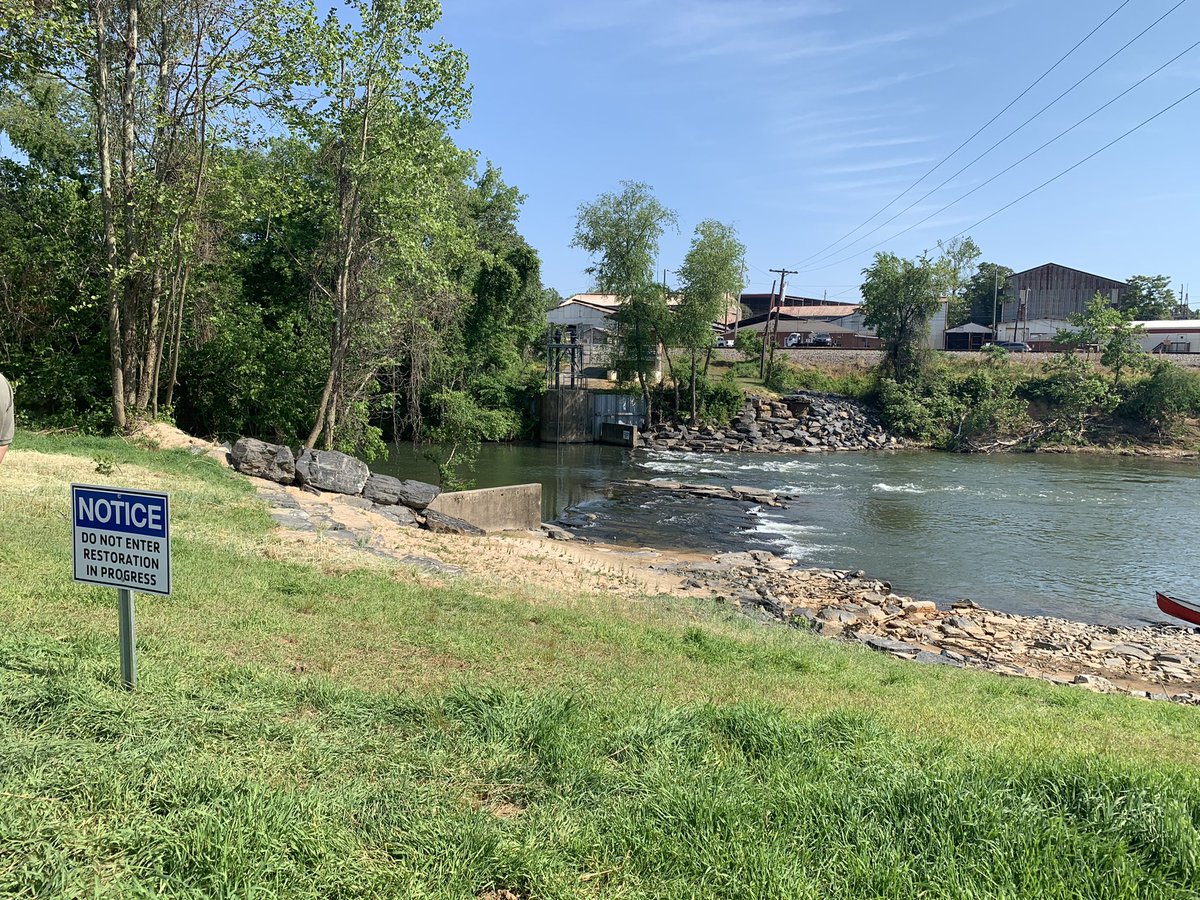rockcosheriff's tweet photo. ￼We were honored to attend the Ribbon
Cutting of the Roanoke Logperch and Madison River Park! This is the culmination of 4 years of hard work 
and IT IS BEAUTIFUL! 
Come check it out! https://t.co/UlqNBB7lph