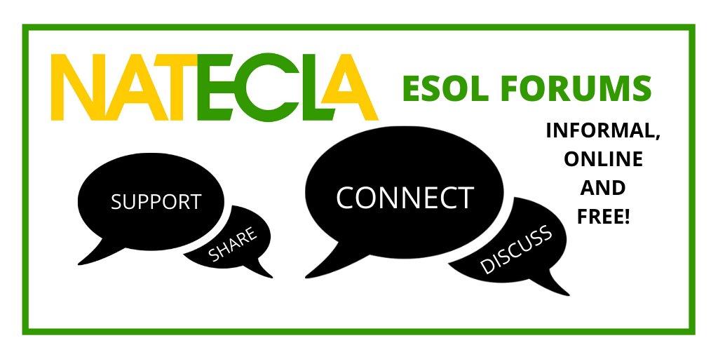Are you an #ESOL manager?  Are you involved in #ESOL from a leadership and managerial perspective in London?  
Join NATECLA London's online Managers Meeting on
** Friday 28 May at 3pm  **
It's free!
More info and register here ow.ly/VzxJ50ERsNg