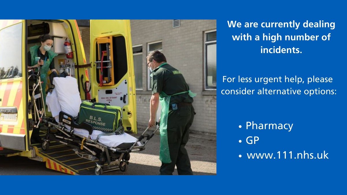 North West Ambulance Service (@nwambulance) on Twitter photo 