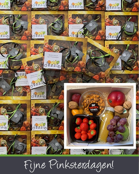 De weersvooruitzichten geven helaas dit weekend niet veel zonlicht vitaminen aan... Dan voor alle collega's maar een heerlijke vitamine boost in een doosje! Fijne Pinksterdagen!
#gelasta #blijkvanwaarderingdoetgoed #gezondgenieten 😋🍊🍐🍓🍇