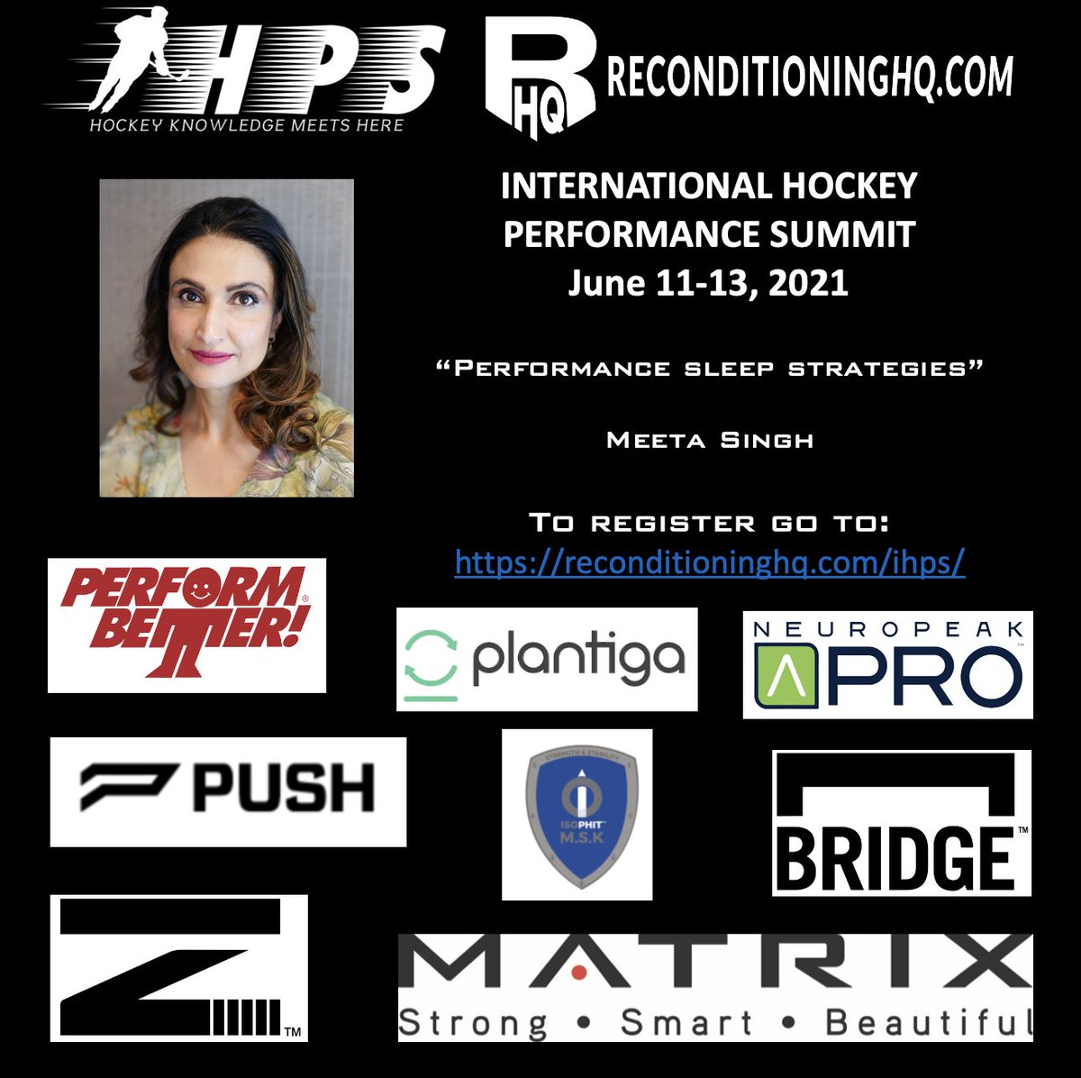 In three weeks we kick off the International Hockey Performance Summit! I can't believe it's nearly here, and we have such an amazing group of presenters!  If you haven't had a chance to register, there's still room! reconditioninghq.com/ihps/
#hockeyknowledgemeetshere
