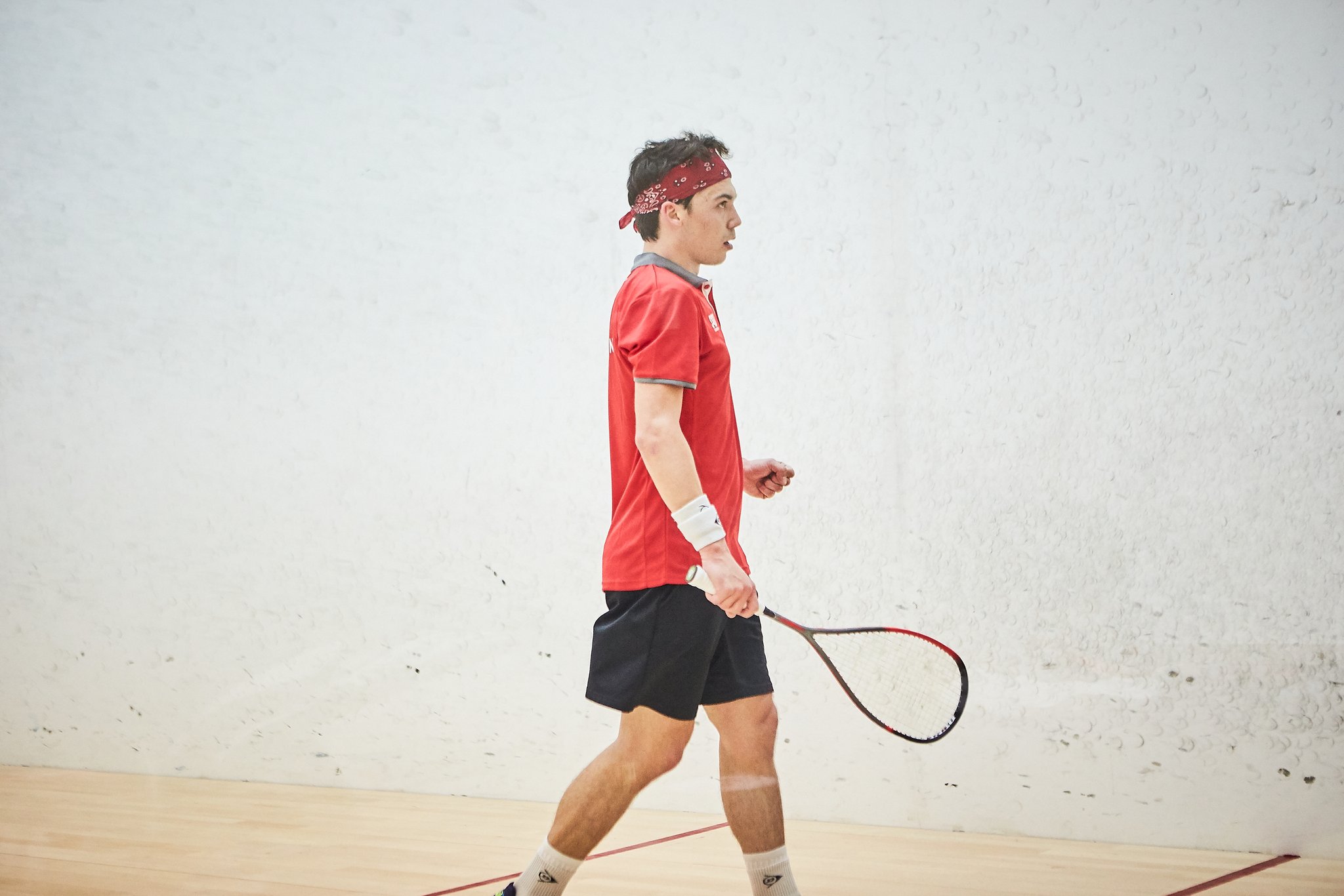 Victor Crouin at the El Gouna Squash Complex