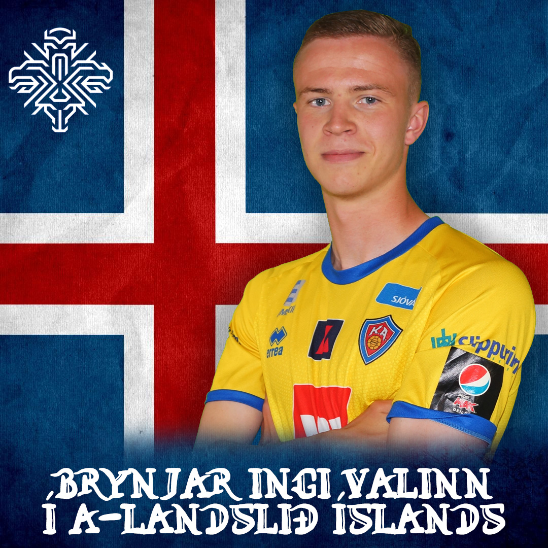 👏🏻🇮🇸 Brynjar Ingi Bjarnason hefur verið valinn í A-landslið Íslands sem mætir Mexíkó í æfingaleik þann 30. maí. Fyllilega verðskuldað hjá okkar manni og við óskum honum góðs gengis í þessu spennandi verkefni! #LifiFyrirKA