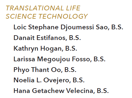 Annica_Sci4Dev's tweet photo. A HUGE congratulations to our Spring 2021 @UMBC @UatShadyGrove TLST graduates to round out our first year of students graduating from this new program. I can't wait to see where your #Biotechnology careers take you. #translationalscience #tlst https://t.co/RCAcjQK1pU