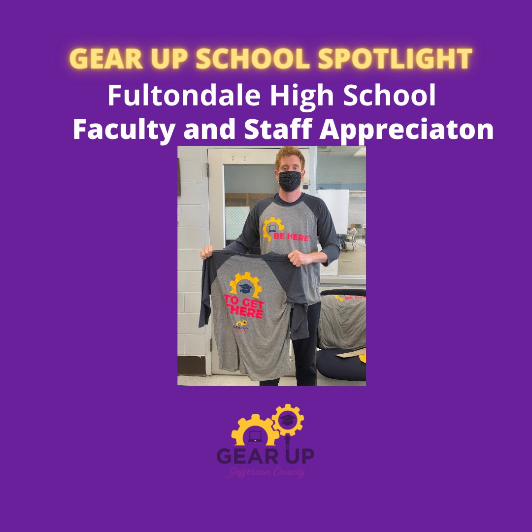 GEARUPJC's tweet photo. Thank you faculty and staff for all that you do at Fultondale High School! #GEARUPWorks #ThankATeacher #BeHereToGetThere #GUJC @FultondaleS https://t.co/TXMS1yh2Wm