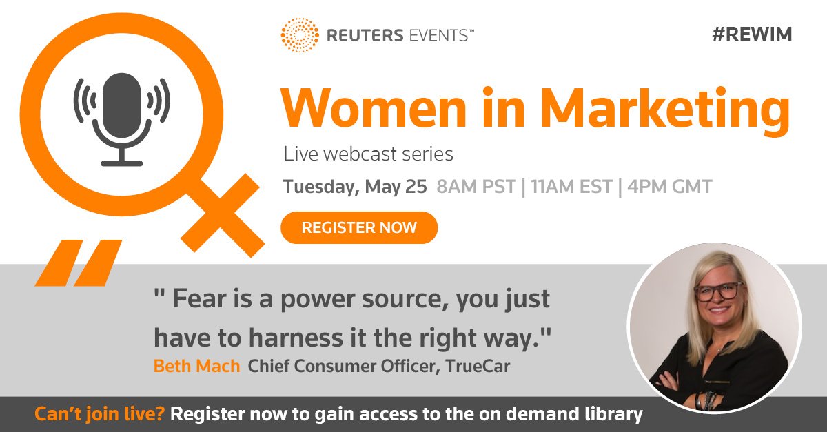How do fear and anxiety affect you? And what can you do to harness their power? Join Beth Mach (TrueCar, Inc.) for the final episode of our H1 Women in Marketing webcast series: bit.ly/341BRAJ
