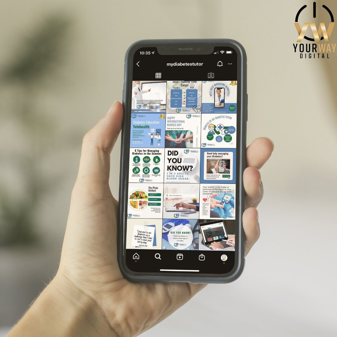 YourWayDigi's tweet photo. We're so excited to be helping a company that helps so many 🙏! Creating content and spreading the word for a company with a mission like My Diabetes Tutor's is rewarding and exciting! 
#YourWayDigital #MyDiabetesTutor #DigitalMarketing #ClientGoals #SocialMediaMarketing #Content https://t.co/0IfIHPKlcv