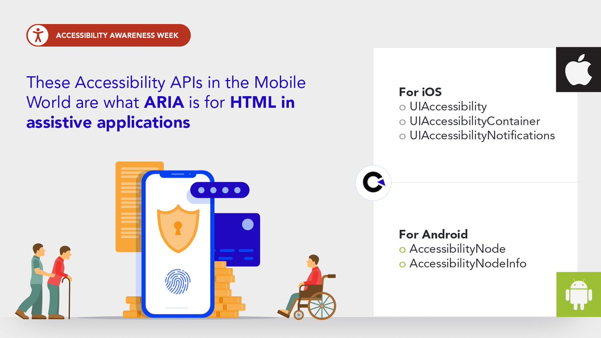 codoid's tweet image. The Accessibility APIs in the Mobile World are what ARIA is for HTML in assistive applications 

#accessibilitytestingservices #codoid #webaccessibility #accessibilityawarenessweek #automationtestingservices #qacompany #accessibility #accessibilitytesting #softwaretesting
