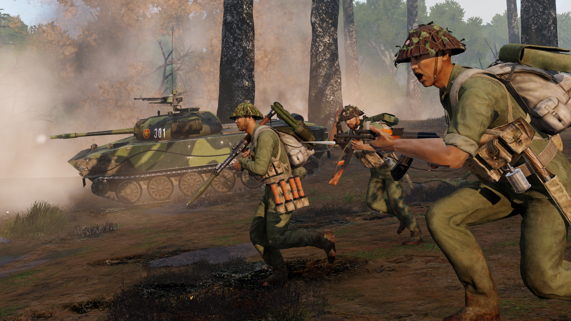 Arma 3 - A Long Way Mission - Coop Gameplay Part 1 - Multiplayer