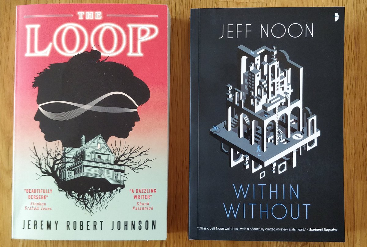 SwanseastoneGuy's tweet photo. Just finished: #TheLoop, by @JRJ_Is_Probable.
Wild ride.
Imagine Spielberg, Lynch, Cronenberg and Argento co-directing a hyper-violent mashup of Puppet Masters and The Twilight Zone, scripted by Chuck Palahniuk and John Wyndham.
Loved it.
Next up: #WithinWithout by @jeffnoon! https://t.co/5gAnDBFmUb