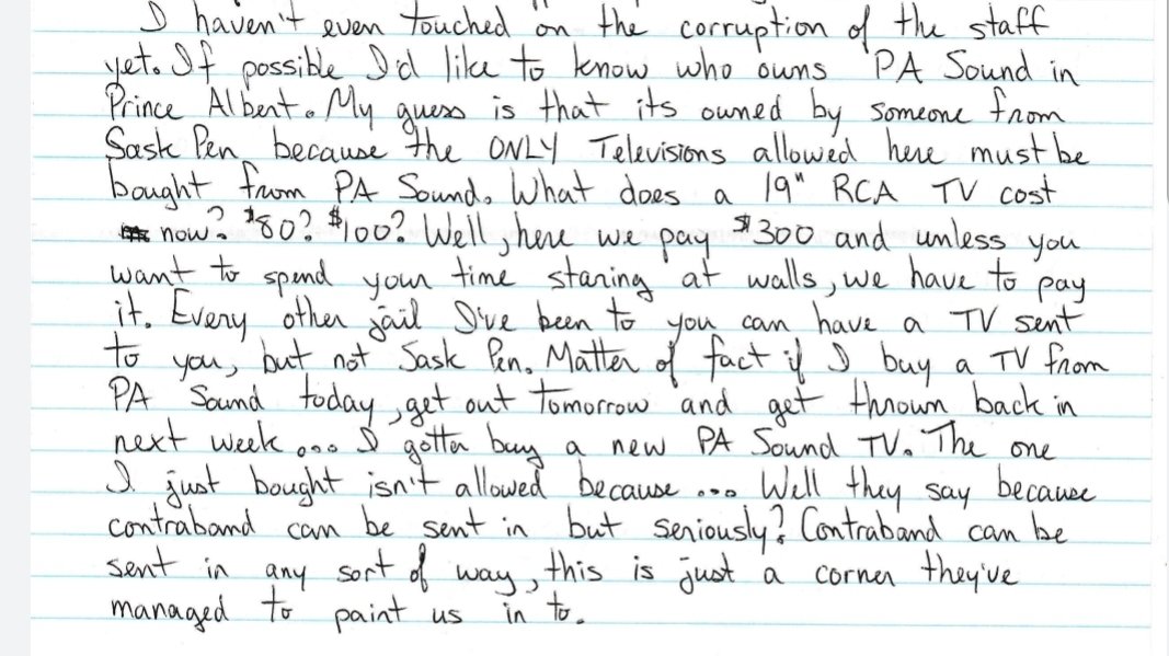 homefiresk's tweet photo. This makes my blood boil! VIA: @prison_walls @4_humane @nicolesarauer

What kind of unethical partnership is this? #skpoli 
Incredible corruption! 
Who owns PA Sound? 
Who profits off this unbalanced relationship? 

Prison profiteering? Still believe jails are in the rehab biz? https://t.co/4jgr5VPQft