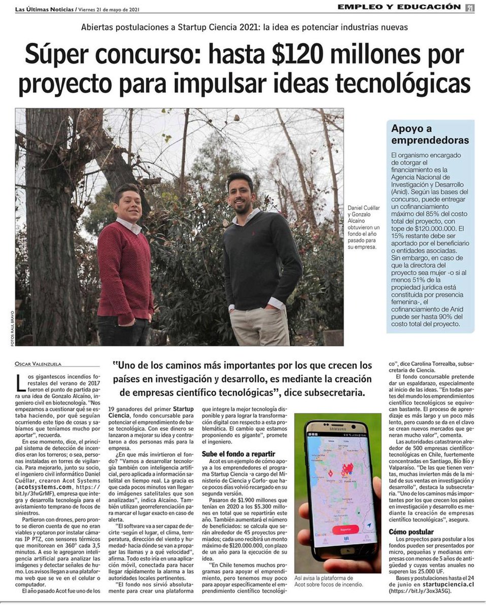 acotsystems's tweet photo. Los gigantescos incendios forestales del verano de 2017 fueron el punto de partida. ACOT Systems, empresa que integra y desarrolla tecnología para apoyar la detección temprana de incendios forestales.
Agradecemos a todos por creer en nuestra idea💡!!!  https://t.co/jJpNEZX8DB https://t.co/jI2PsAXTRZ