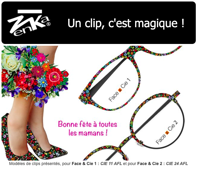 ZenkaDiffusion's tweet image. Bonne fête Maman ! 😘😘❤️❤️
zenka.fr
#ZenkaDiffusion
#Zenka
#FaceEtCie
#lunettes #eyewear #optique
#FacesInterchangeables
#lunettesmodulables #changerdelook
#customisable
#FabricationFrançaise #MadeInFrance
