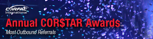Congrats to #CORFAC's '20 COR$TAR winners in the outbound referral categories! Jeff Garibaldi won the individual award for referring 7 transactions. <a href="/GaribaldiGroup/">The Garibaldi Group</a> won the firm award for referring 10 transactions. lnkd.in/gVQsJuU #corfac #thinkCORFACfirst #cre #newjersey