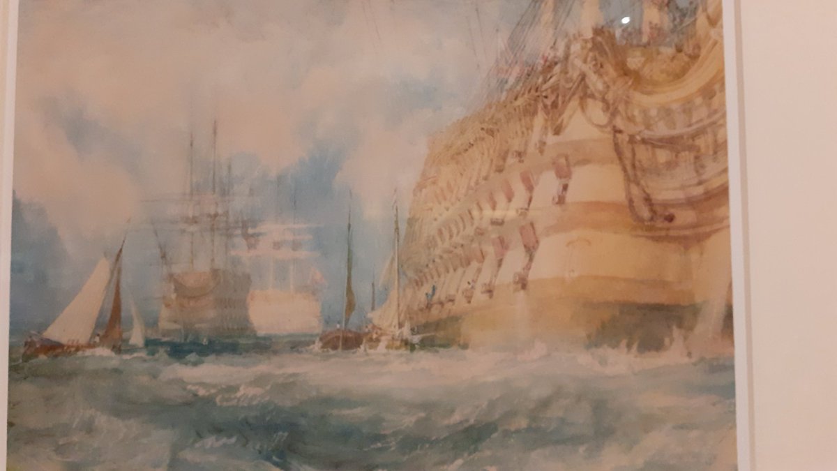 LandmarkHistory's tweet photo. How grateful to be back at @Tate Britain today, to drink in two really excellent exhibitions. First, #Turner &amp; the Modern World - great historical context esp having done a talk for @LandmarkTrust Patrons last night on #SemaphoreTower! Such national infrastructure in Nap Wars. https://t.co/YrwKtWxOju