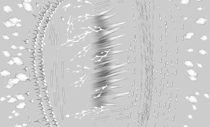 クリップスタジオで作ったオリジナルのブラシでよく使うやつ。性的な表現はしてないけどアレですな。 