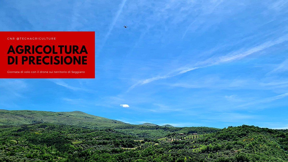 Giornata di volo con il drone sul territorio di #Seggiano #disbacnr #CNRIBE #agricolturadiprecisione #precisionagriculture 
@CNRsocial_