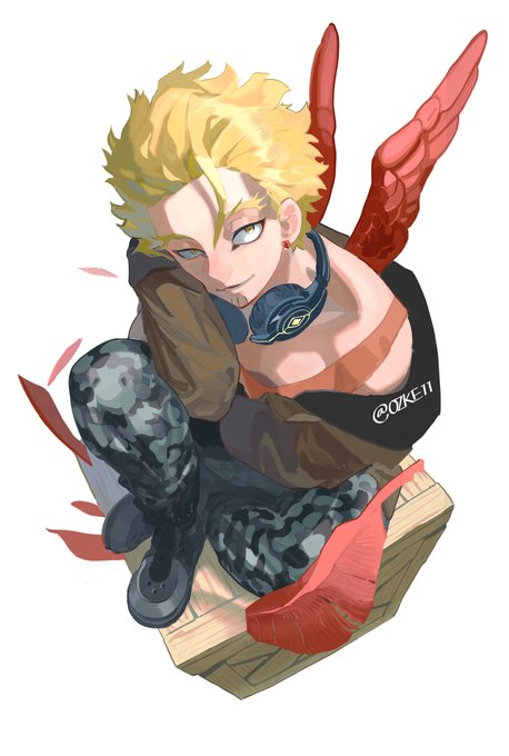 ホークス(ヒロアカ) 「#ホークス 」|ozkeのイラスト