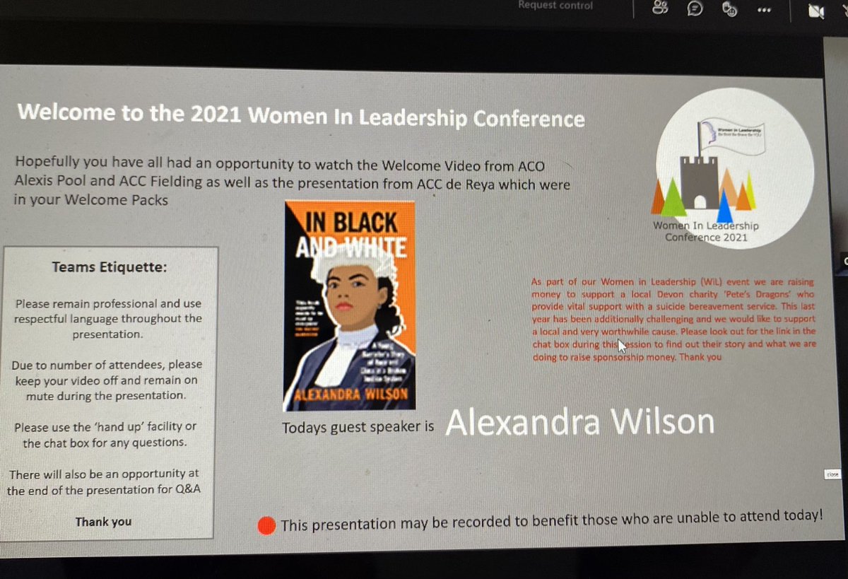 SarahLDaviess's tweet photo. Thank you @EssexBarrister for sharing some of your experiences as the final speaker in the @DC_Police Women in Leadership Conference. Cannot wait to read your book and learn even more. #beboldbebravebeyou @ACCSamdeReya @GP_CCKelly #leadership https://t.co/WoTJFaEQms