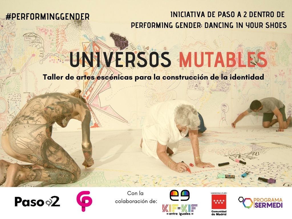 ccoreomadrid's tweet photo. 📌📌📌 Estamos muy contentas de anunciar que hoy empezamos a celebrar los talleres #UniversosMutables para pensar en comunidad sobre identidad y movimiento
👣👣Impulsados por #Pasoa2 dentro de #PerformingGender con la colaboración @kifkif_iguales
#performinggender #identidad https://t.co/wrMqYO7H1B
