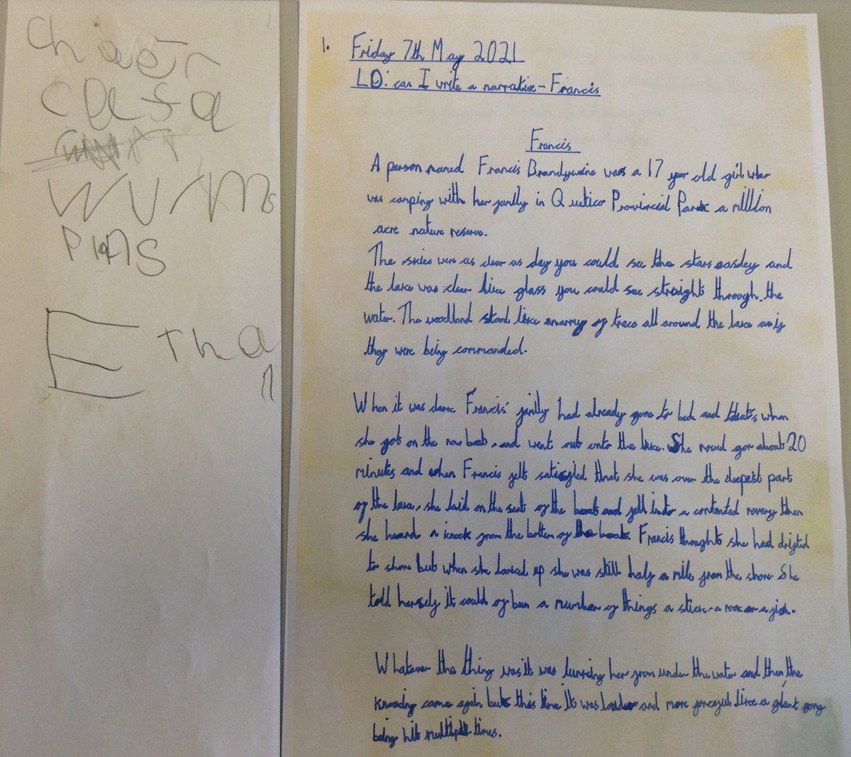 ArbourthorneCPS's tweet photo. Miss Ellison found some writing done by the current Y6 when they were in KS1 - check out the progress! We had great fun in class with Miss Hollows seeing how we've come during our time at Arbourthorne #progress #aimhigh #readyforsecondary https://t.co/SOoe7flY2Y