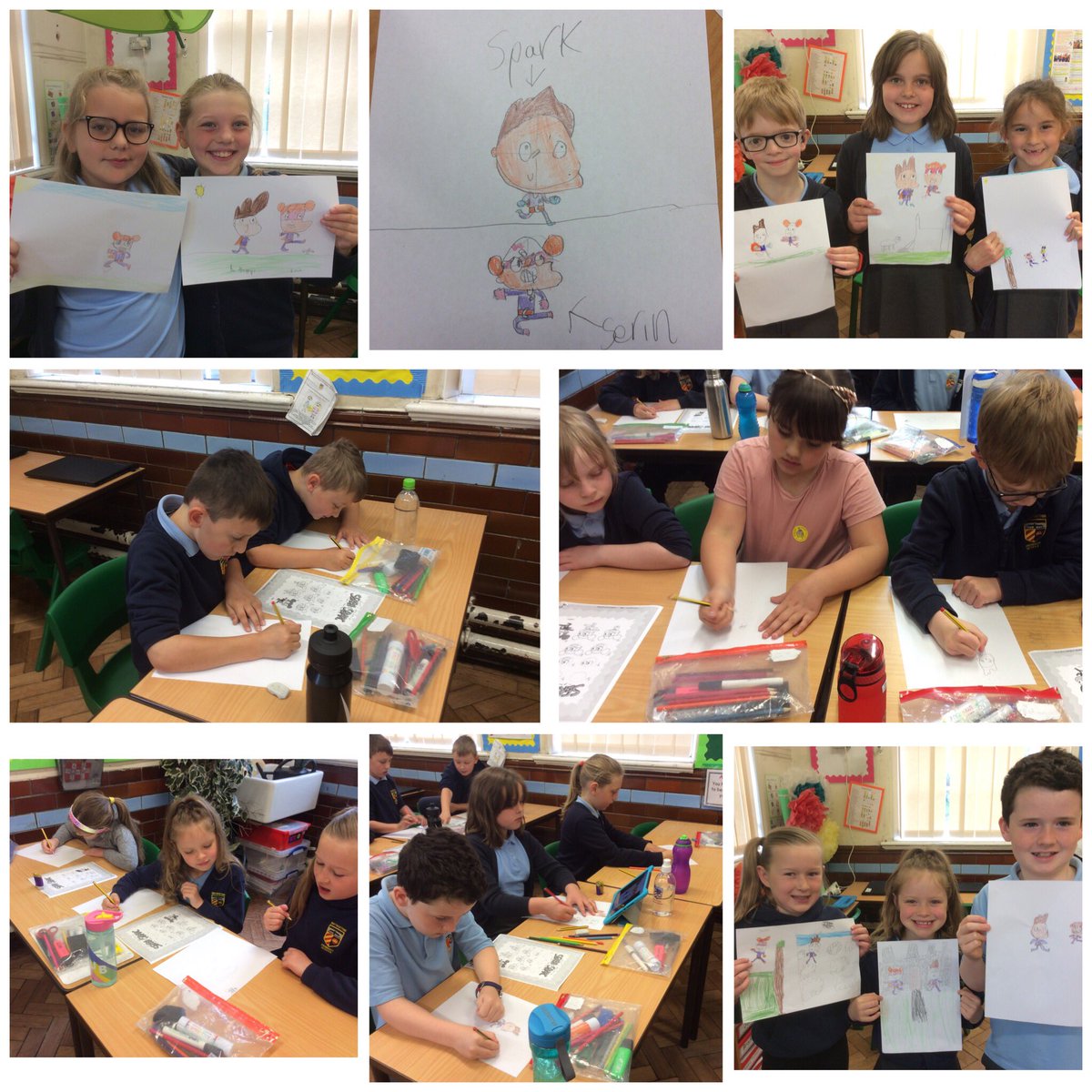 BryncethinPS6's tweet photo. Developing our skills of listening, concentration, following instructions, perseverance and creativity to draw Seren a Sbarc! 👍😊 @CSC_Cymraeg #DwirnodSerenaSbarcDay https://t.co/aeDAoVDe3D