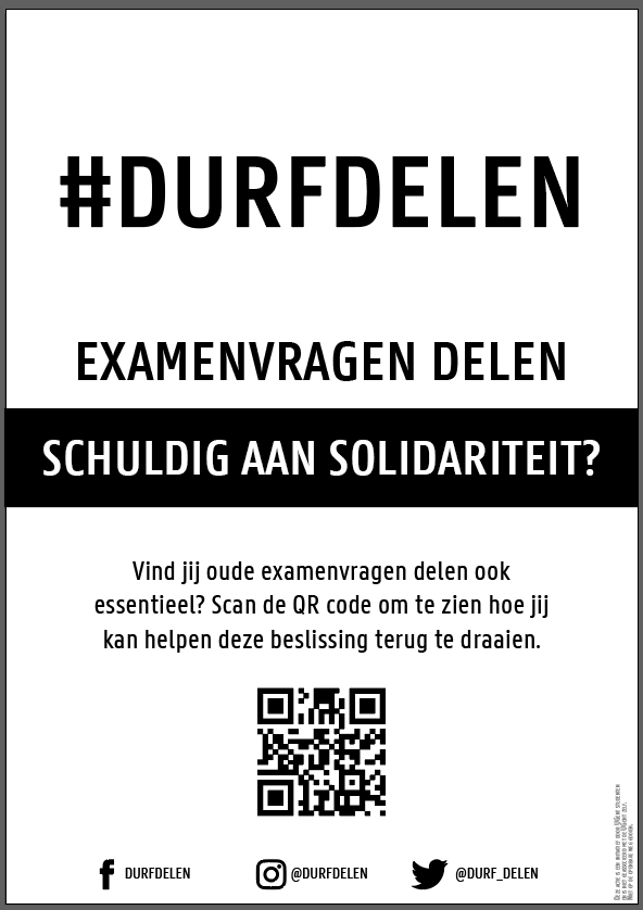 FEA_FRiS's tweet photo. Vind ons ook op facebook en instagram!
Zou jij ook schuldig zijn aan het solidair delen van (opgeloste) examenvragen en vind je dat dit mogelijk moet blijven? 
Deel, pas je facebook profielfoto aan met het kader en laat van je horen! #DurfDelen #UGent 
https://t.co/1bsdRMFnc1 https://t.co/fE9SUOxUPK