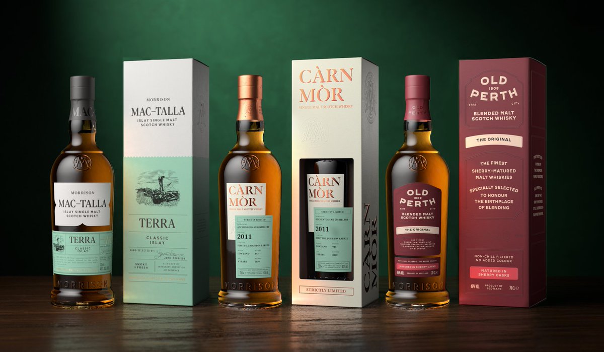 Morrison Scotch Whisky Distillers unveils revamped whisky range: thewhiskybusiness.com/2021/05/morris… #scotch #whisky #news