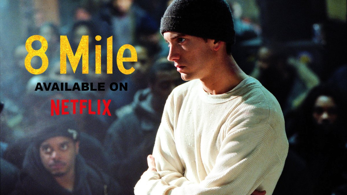 ShadyTimes's tweet photo. Eminem's movie "8 Mile" is back on Netflix. https://t.co/XDw0ZHJKn0