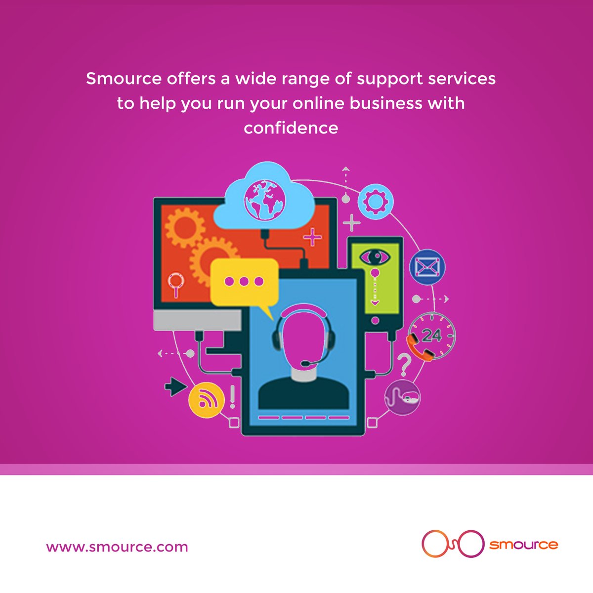 SmourceTech's tweet image. Our range of support services can help you to confidently run your online business with ease. Your success is our happiness. #Smource #Agency #Business #OnlineBusiness #SmallBusinesses #Entrepreneurs #OnlineJobs #WorkFromHome #SupportServices #Branding #Agency #FullServiceAgency