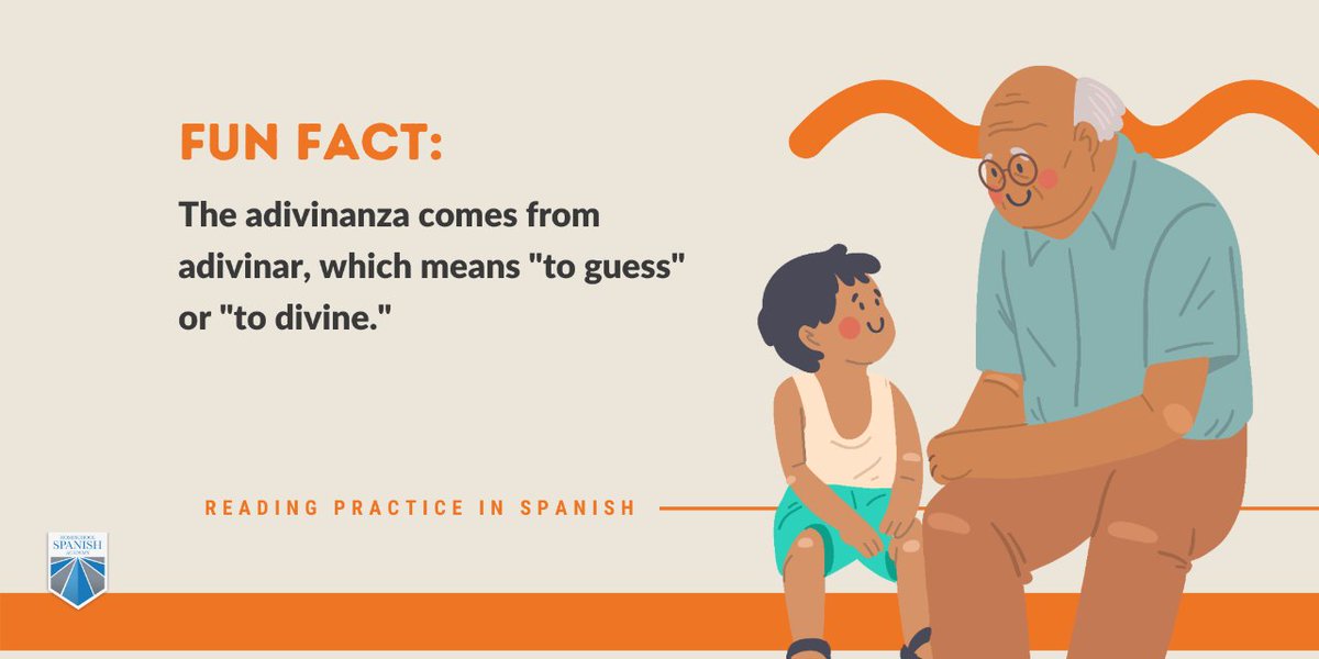 hsaonline's tweet image. Do you know any Adivinanza? or any Spanish Riddle? 

#Spanish #FunFact #LanguageED #Homeschool #Homeschooling #LanguageLearning