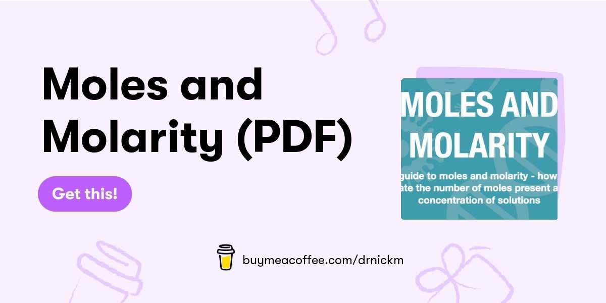 math4bioscience's tweet photo. Moles? Free Moles and Molarity eBook (PDF) #concentrations #chemistry #biology #molar #biosciences #solutions
https://t.co/m4zX7En7no https://t.co/idsUhwBpd7