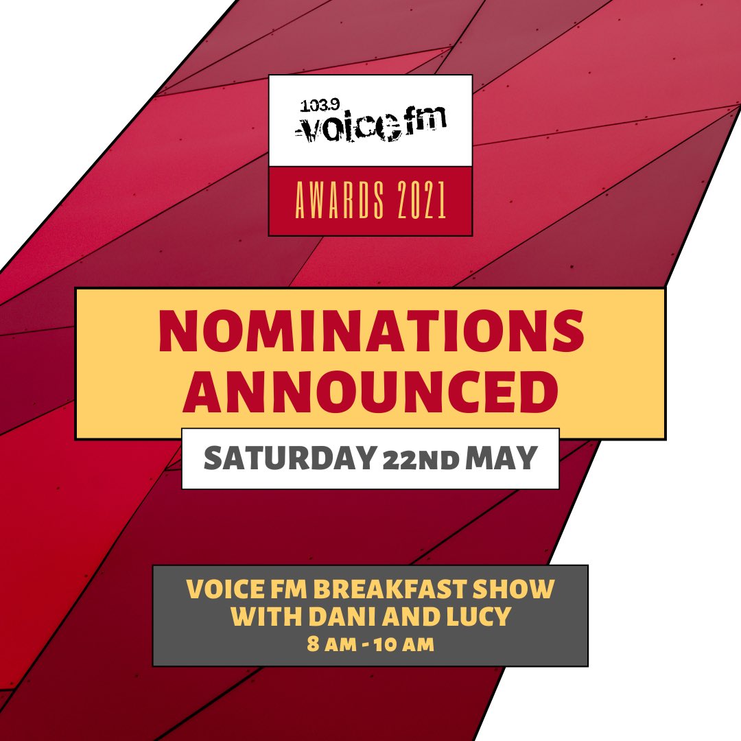 voicefmradio's tweet photo. ๐ ๐ฉ๐ข๐๐๐ ๐๐ ๐๐ช๐๐ฅ๐๐ฆ ๐
Tomorrow we will be revealing the ๐๐ค๐ข๐๐ฃ๐๐ฉ๐๐ค๐ฃ๐จ for this yearโs awards on #VoiceWeekendBreakfast!
From 8-10am, @DanielaDPalma & Lucy Brimson will be giving you all the info on how you can help choose your winners!
๐ฅ๐ฅ๐ฅ https://t.co/vbEMUcuBG1
