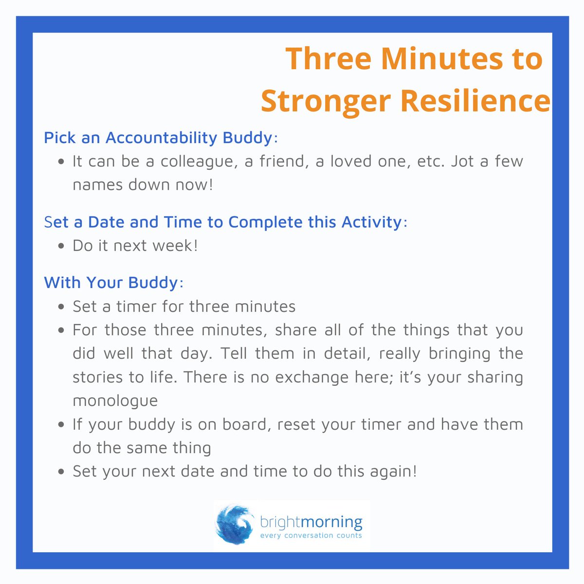 brightmorningtm's tweet photo. Too often I’m hearing from educators that the lows are feeling like they outweigh the highs. Does that sound like you or someone you know? If so, here's a 3 min strategy. 

For tips like this sent right to your inbox, sign up for the Bright Morning newsletter (link in bio)! https://t.co/Gdltma2hny