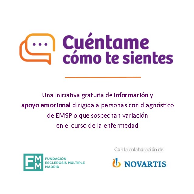 Cuéntame cómo te sientes 💬 es un recurso #online accesible y práctico para obtener información y aclarar dudas en el momento de la transición de la #esclerosismultiple Con nuestro apoyo psicológico especializado y la colaboración de <a href="/NovartisSpain/">Novartis España</a> 
🔗femmadrid.org/cuentame-como-…