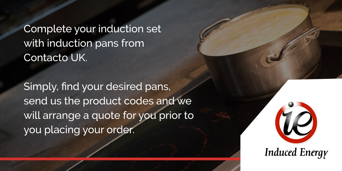 InducedEnergy's tweet image. #MythBusters - Induction pans are so expensive, I worry about the added expense.

We understand this is a concern, so we teamed up with Contacto UK: bit.ly/3eGLo4U providing the best saucepans and other cooking utensils for reasonable prices!

#inductionsolutions #chef