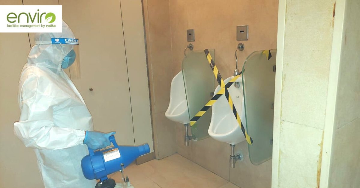 enviro_india's tweet photo. In a #Lockdown too, we are keeping #Businesses #Safe by regularly #Sanitizing the #Workplaces and high #Touchpoints.  

We keep Businesses running, Businesses keep #Economy #Running. #DoingOurBit

#CoronaVirus #Covid19 #SanitizationService #Commercial #Enviro #FacilityManagement https://t.co/cp2LCUX1Bn