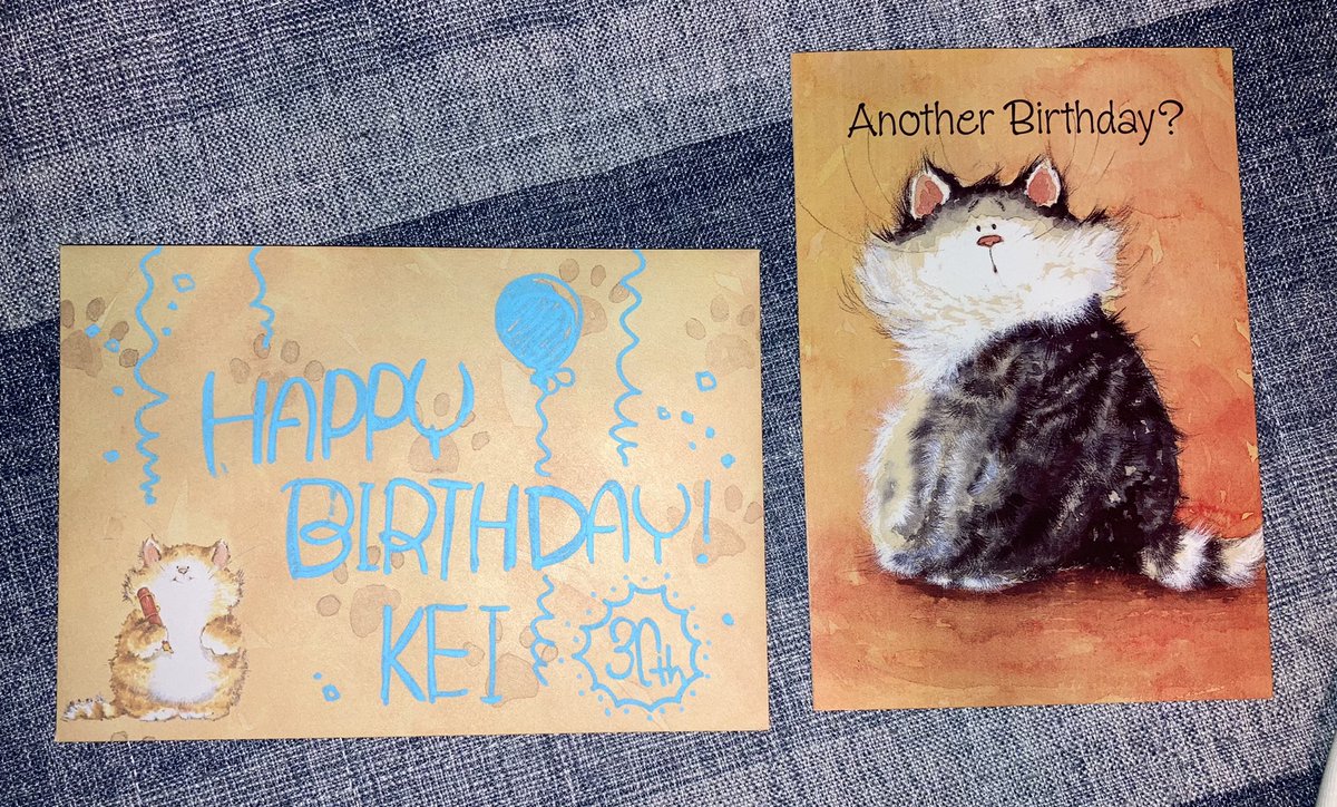 樫村ケイ 単行本発売中 ポールスミスのパンツとか着やすそうな服とかバースデーカード貰った カードの中の黒猫ちゃんや文字は彼女の手書き すごくじょうず